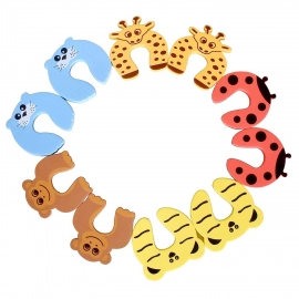 Kids Safety and Protection Finger Pich Door Guard, Baby Safety Cute Animal Security Door Stopper (1pc)