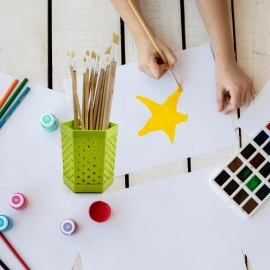 Brown Art Brush Set for Artists | Pack of 12