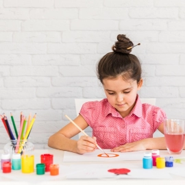 Brown Art Brush Set for Artists | Pack of 12