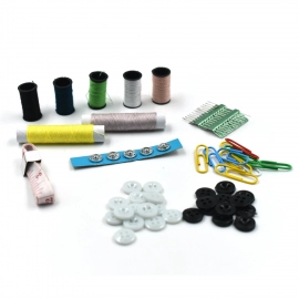 62 Pc Sewing Set Used for Sewing of Clothes and Fabrics Including All Home Purposes