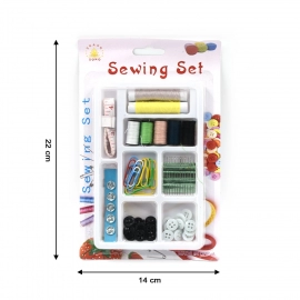 62 Pc Sewing Set Used for Sewing of Clothes and Fabrics Including All Home Purposes