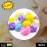 Bath Shower Loofah Sponge Pouf Body Scrubber | Pack of 6Pcs
