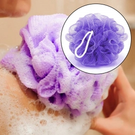 Bath Shower Loofah Sponge Pouf Body Scrubber | Pack of 6Pcs