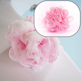 Bath Shower Loofah Sponge Pouf Body Scrubber | Pack of 6Pcs