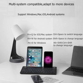 Wireless Mini Keyboard for PC, Tablet and Phones to Control Them Remotely