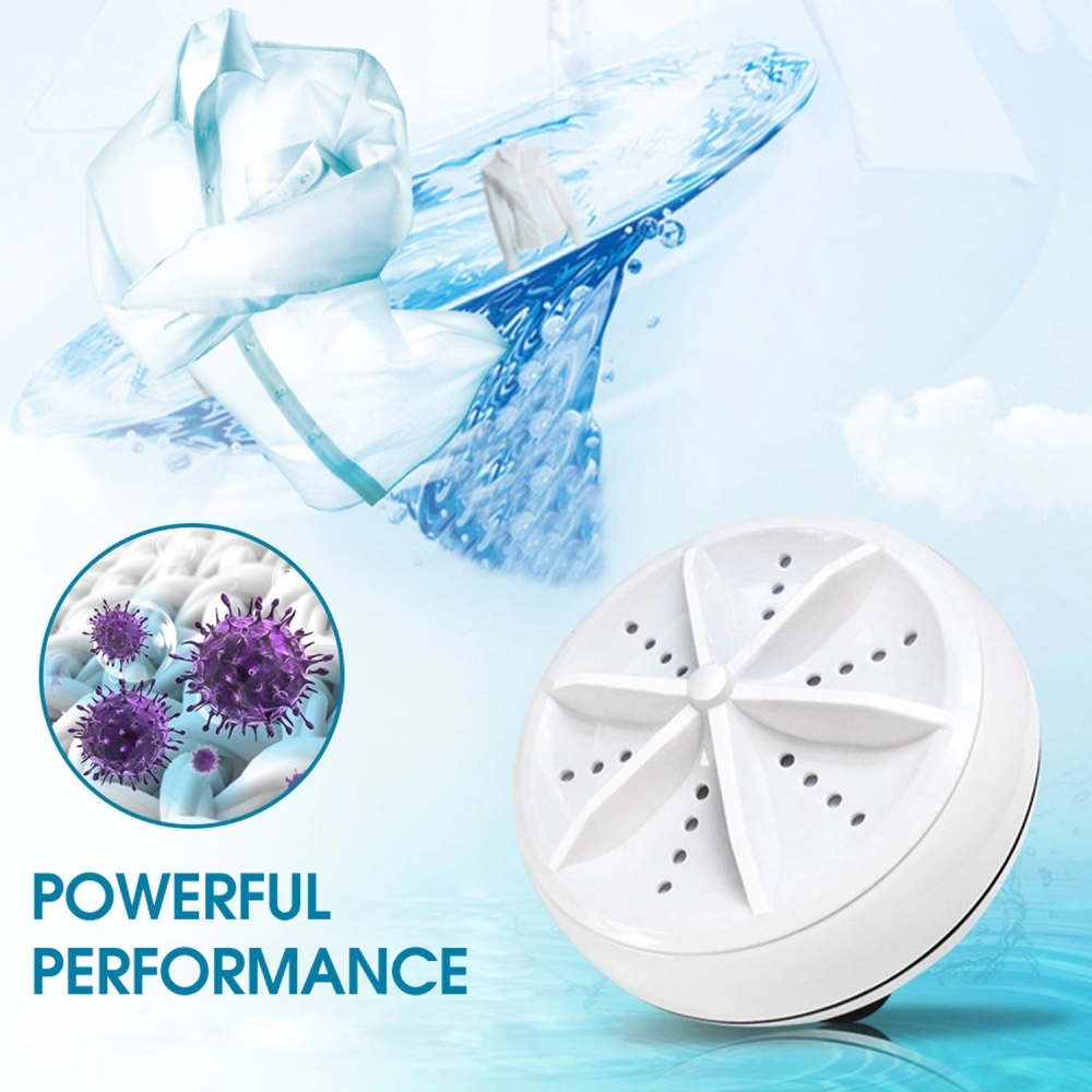 Mini Washing Machine Turbine Washing Machine Door Hinge  Lightweight Turbo Washer with USB Cable