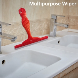 Multipurpose Wiper Widely Used In Bathrooms And Kitchens To Clean Wet And Dirty Surfaces And The Floor Looks Clean