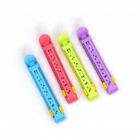 Small Multipurpose Food Snack Plastic Bag Clip Sealer/Packet Sealer Clamps/Manual Vacuum Bag Sealer/Food Pouch Clip/Bag Zipper/Food Clips Sealer | Set of 4