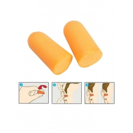 Safety Ultra Soft Foam Ear Plugs Reusable Ear Plugs for Sleeping, Travel, Loud Noises, Work, Learning, Snoring (2 Pc Set)