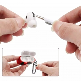 3 In 1 Earbuds Cleaning Pen For Cleaning Of Ear Buds And Ear Phones Easily Without Having Any Damage