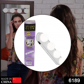 Glow Make Up Light Portable Cosmetic Kit Battery Powered Mirror Lighting Super Bright