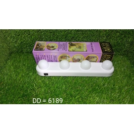 Glow Make Up Light Portable Cosmetic Kit Battery Powered Mirror Lighting Super Bright