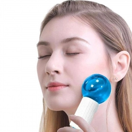 Facial Massage Ice Ball Face Massager Ball Ice Face Roller Crystal Eyes Massager