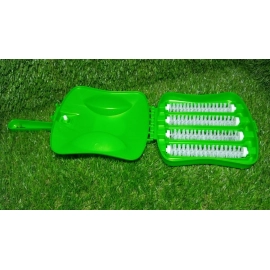 Plastic Handheld Carpet Roller Brush Cleaning With Dust Crumb Collector, Wet, And Dry Brush