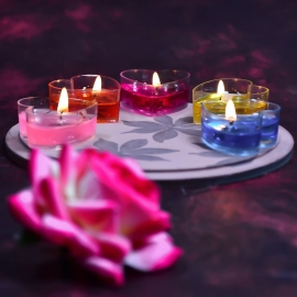Heart Shape Wax Scented Candles | Pack of 20 pcs
