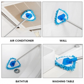 Rotatable Triangle Mop With Long Handle