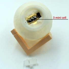 Moon Lamp3D Printing LED Night Light Moon Light with Stand, Warm and Cool, USB Rechargeable