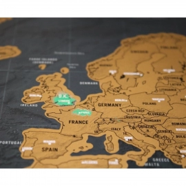 Scratch Off Map Interactive Vacation Poster World Travel Maps