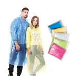 Disposable Rain Card Raincoat Easy To Carry Emergency Waterproof Rain coat Rain Card