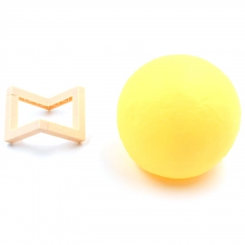 True home Moon Night LAMP with Wooden Stand Night LAMP for Bedroom