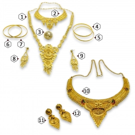 Bridal Jewellery Set and collection for bridal attire and outlook purposes.