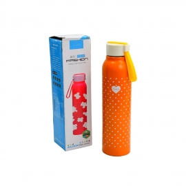 400ML Stainless Steel Printed Water Bottle for School, College and Office