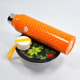 400ML Stainless Steel Printed Water Bottle for School, College and Office