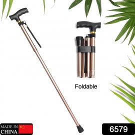 Foldable Walking Cane for Men, Women - Fold-up, Collapsible, Lightweight, Adjustable, Portable Hand Walking Stick