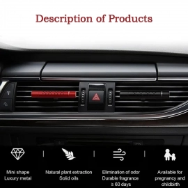 Car Air Perfume For AC Vent | New Long Lasting And Sweet Fragrances with Rotating Flow Control
