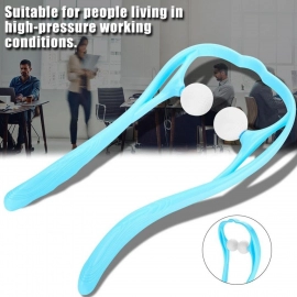 Neck Shoulder Massager, 13.5x7.08inch Portable Relieving the Back for Men Relieving the Waist Women