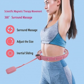 Fitness Adjustable Detachable Fitness Hula Hoop Ring Smart Round Count and Weight Loss Gym Equipment Exercise Smart Hula Hoops