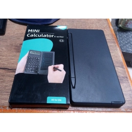 Foldable Calculator With 6 Inch LCD Tablet Digital Drawing Pad Stylus Pen Erase Button Lock Function Smart Calculator