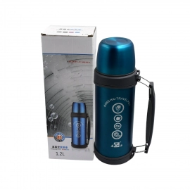 Stainless Steel Thermos Water Bottle Double Walled Vacuum Cup12 Hour Heat Retention Mug (1.2L)