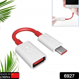 USB Type C OTG Cable Male-Female Adapter Compatible with All C Type Supported Mobile Smartphone and Other Devices