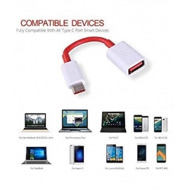 USB Type C OTG Cable Male-Female Adapter Compatible with All C Type Supported Mobile Smartphone and Other Devices