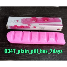 7 Days Pill Box With 7 Compartments