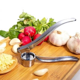 Stainless Steel Garlic Press Crusher