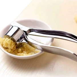 Stainless Steel Garlic Press Crusher
