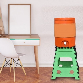 2pc 18inch Folding Stool for Adults and Kids, Also For Kitchen Stepping With Brown Box