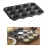 Nonstick Aluminium Muffin Tray Cupcake Pan Tray | 12 Cup Cavities