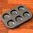 6 Slot Non-Stick Muffins Cupcake Pancake Baking Molds