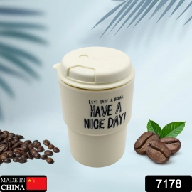 Appreciation and Motivation Portable Plastic Coffee Cup