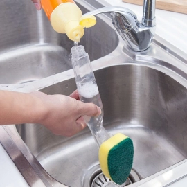 Liquid Dispensing Scrub Widely Used for Washing and Cleaning Utensils