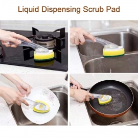 Liquid dispensing Scrub widely used for washing and cleaning utensils