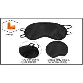Super Smooth Sleep Mask Eye Cover with Earplugs