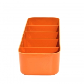 Dividers Tray Organizer Clear Plastic Case Storage Tray | Multicolour