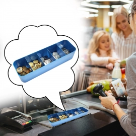 Dividers Tray Organizer Clear Plastic Case Storage Tray | Multicolour