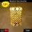 Medium Size Dimond Layer Golden Jhoomer For Home Decoration