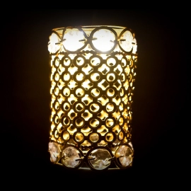 Medium Size Dimond Layer Golden Jhoomer For Home Decoration
