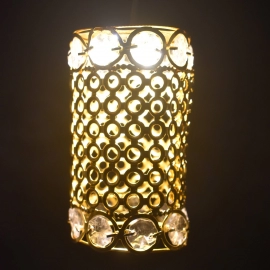 Large Dimond Layer Golden Jhoomer For Home Decoration